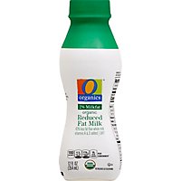 O Organics Organic Milk Reduced Fat 2% Ultra Pasteurized - 12 Fl. Oz. - Image 2