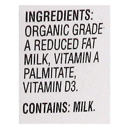 O Organics Organic Milk Reduced Fat 2% Ultra Pasteurized - 12 Fl. Oz. - Image 5