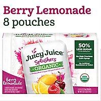 Juicy Juice Splashers Organic Juice 50% Less Sugar Berry Lemonade Box - 8-6 Fl. Oz. - Image 1