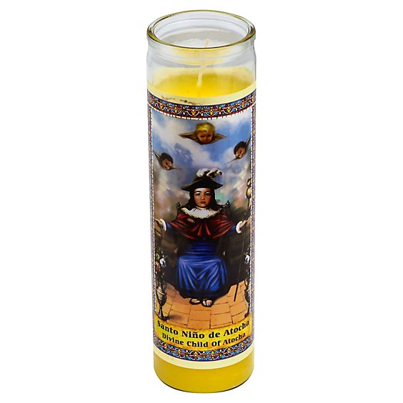 Eternalux Candle Yellow Divine Child OF Atocha Jar - Each