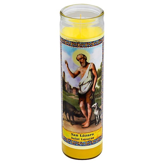 Eternalux Candle Yellow Saint Lazarus Jar - Each