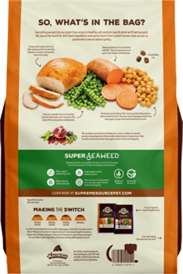 Supreme Source Dog Food Grain Free Turkey Meal And Sweet Potato Bag - 5 Lb - Image 2