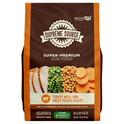 Supreme Source Dog Food Grain Free Turkey Meal And Sweet Potato Bag - 11 Lb - Image 2