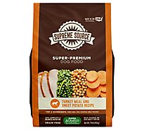 Supreme Source Dog Food Grain Free Turkey Meal And Sweet Potato Bag - 11 Lb