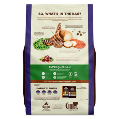 Supreme Source Lamb Meal And Sweet Potato Grain Free Dog Food - 5 Lb - Image 2