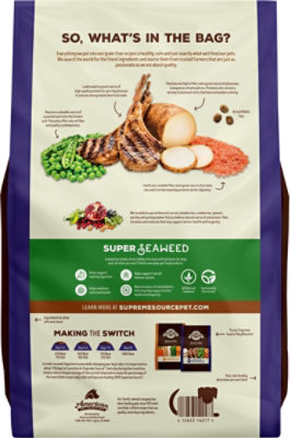Supreme Source Lamb Meal And Sweet Potato Grain Free Dog Food - 5 Lb - Image 6