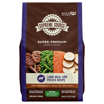 Supreme Source Lamb Meal And Sweet Potato Grain Free Dog Food - 5 Lb - Image 1