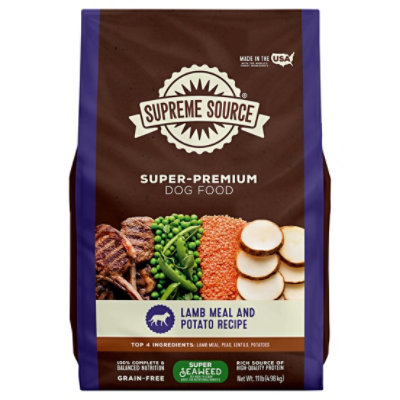 Supreme Source Super Premium Grain Free Lamb Meal And Potato Dog Food Bag - 11 Lb - Image 2