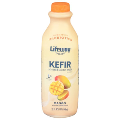 Lifeway Kefir Drink Cultured Milk Smoothie Probiotic Lowfat Mango ...