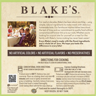 Blakes Pie Organic Chicken Pot With Organic Vegetables And Flaky Organic Crust Box - 8 Oz - Image 6
