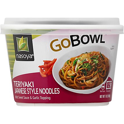 Nasoya Gobowl Noodle Japanese Style Teriyaki Cup - 7 Oz - Image 2