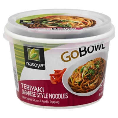 Nasoya Gobowl Noodle Japanese Style Teriyaki Cup 7 Oz Safeway