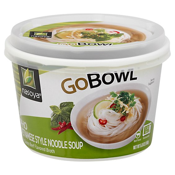 Nasoya Gobowl Noodle Soup Vietnamese Style Pho Cup - 5.6 Oz