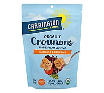Carrington Farms Organic Crounons Garlic & Parmesan - 4.75 Oz