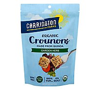 Carrington Farms Organic Crounons Garden Herb - 4.75 Oz