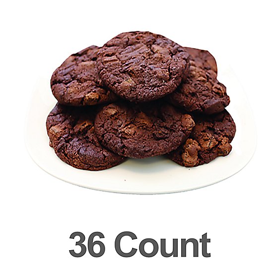 Bakery Cookies Double Chocolate 36 Count