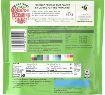 Cascadian Farm Organic Peas & Carrots - 10 Oz - Image 5