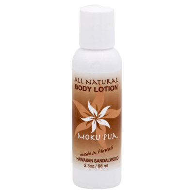 Moku Pua Body Lotion All Natural Hawaiian Sandalwood Bottle 23 Oz