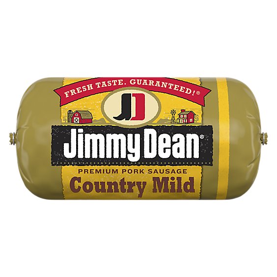 Jimmy Dean Premium Pork Country Mild Sausage Roll - 16 Oz