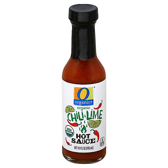 O Organics Hot Sauce Chili Lime - 4.9 Fl. Oz.