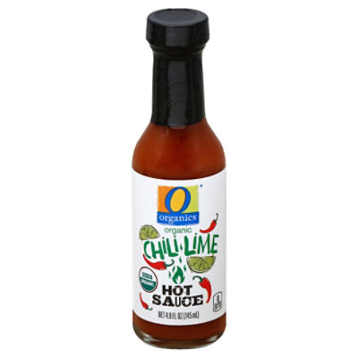 O Organics Hot Sauce Chili Lime - 4.9 Fl. Oz.