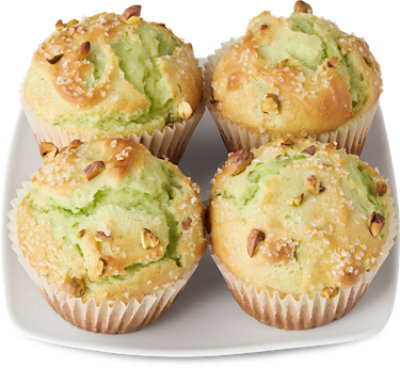 Bakery Pistachio Muffins 4 Count - Each