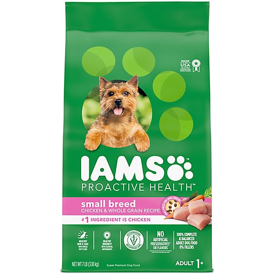 IAMS Small And Toy Breed Adult Chicken Dry Dog Food - 7 Lb