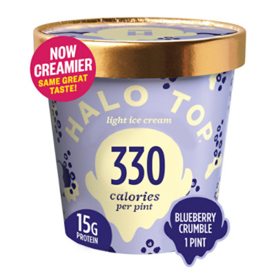Halo Top Blueberry Crumble - 1 Pint