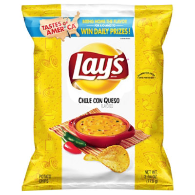 Lays Chili Con Queso Potato Chips - 2.75 Oz