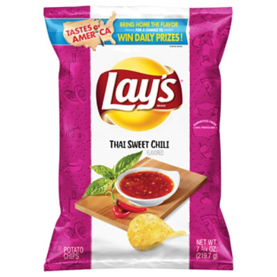 Lays Thai Sweet Chili Potato Chips - 7.75 Oz