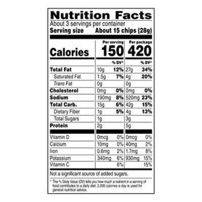 Lays Potato Chips Wavy Bacon Wrapped Jalapeno Popper Bag - 2.75 Oz - Image 4