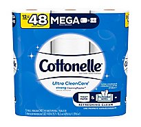 Cottonelle Ultra CleanCare Strong Toilet Paper Mega Roll - 12 Roll