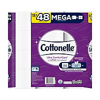 Cottonelle Ultra ComfortCare Soft Toilet Paper Mega Roll - 12 Roll - Image 4