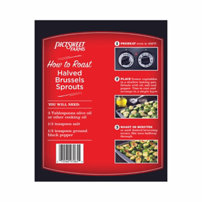 Pictsweet Farms Vegetables For Roasting Brussel Sprouts Halved - 16 Oz - Image 5