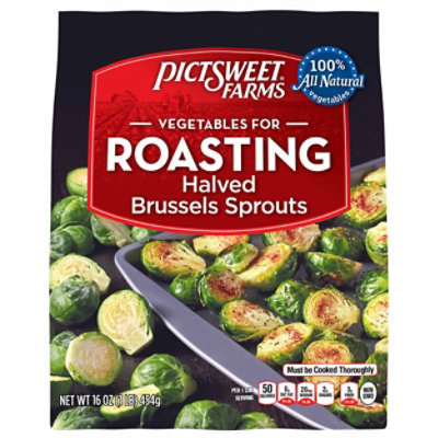 Pictsweet Farms Vegetables For Roasting Brussel Sprouts Halved - 16 Oz