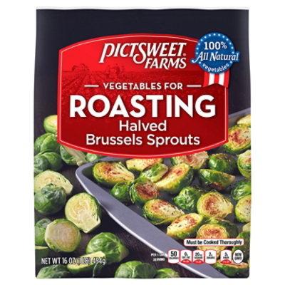 Pictsweet Farms Vegetables For Roasting Brussel Sprouts Halved - 16 Oz - Image 1