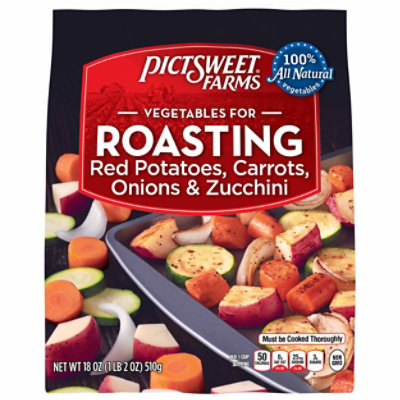 Pictsweet Farms Vegetables For Roasting Red Potatoes Carrots Onions & Zucchini - 18 Oz - Image 2