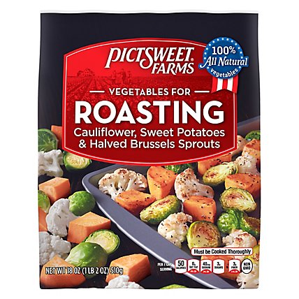 Pictsweet Farms Vegetables For Roasting Cauliflower Sweet Potatoes & Brussels Sprouts - 18 Oz - Image 3