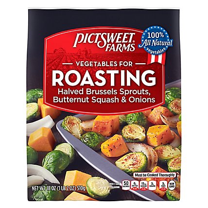 Pictsweet Farms Vegetables For Roasting Brussel Sprouts Butternut Squash & Onions - 18 Oz - Image 3
