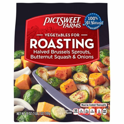 Pictsweet Farms Vegetables For Roasting Brussel Sprouts Butternut Squash & Onions - 18 Oz - Image 2