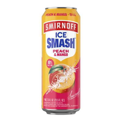 Smirnoff Ice Peach Plus Mango Smash Flavored Malt Beverage - 23.5 Oz - Image 3