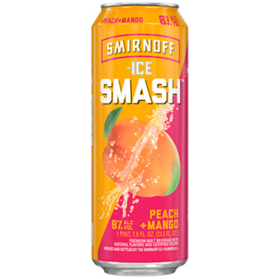 Smirnoff Ice Smash Peach Mango In Cans - 23.5 Fl. Oz.