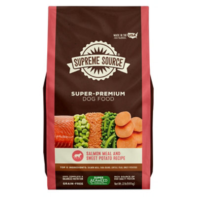 Supreme Source Dog Food Grain Free Salmon Meal And Sweet Potato Bag - 22 Lb - Image 1