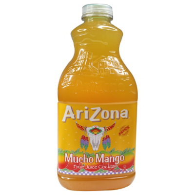AriZona Fruit Mucho Mango Cocktail Juice Bottle - 59 Fl. Oz.