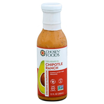 Chosen Foods Dressing & Marinade Chipotle Ranch - 12 Fl. Oz. - safeway
