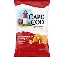 Cape Cod Potato Chips Kettle Cooked Sweet Mesquite Barbeque Bag - 7.5 Oz