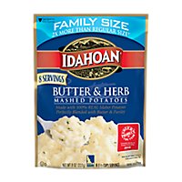 Idahoan Butter & Herb Mashed Potatoes Family Size Pouch - 8 Oz - Image 1