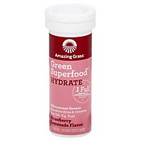 Amazing Grass Green Superfood Dietary Supplement Tablets Strawberry Lemonade Tube - 10 Count - Image 3