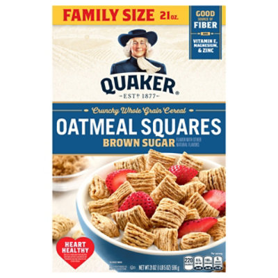 Quaker Brown Sugar Oatmeal Squares - 21 Oz