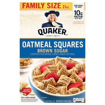 Quaker Oatmeal Squares Box - 21 Oz - Image 2